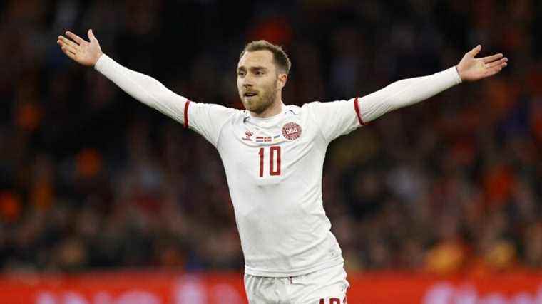 Nine months after his cardiac arrest, Christian Eriksen scores for his return to the Danish selection