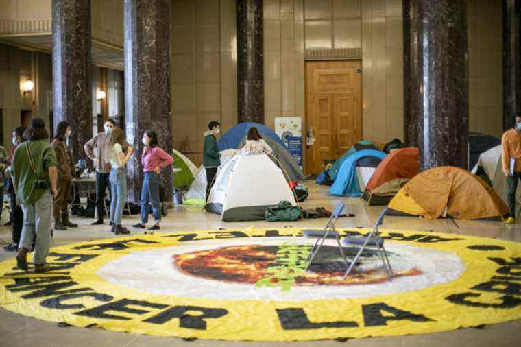 Occupation for the divestment of fossil fuels at UdeM