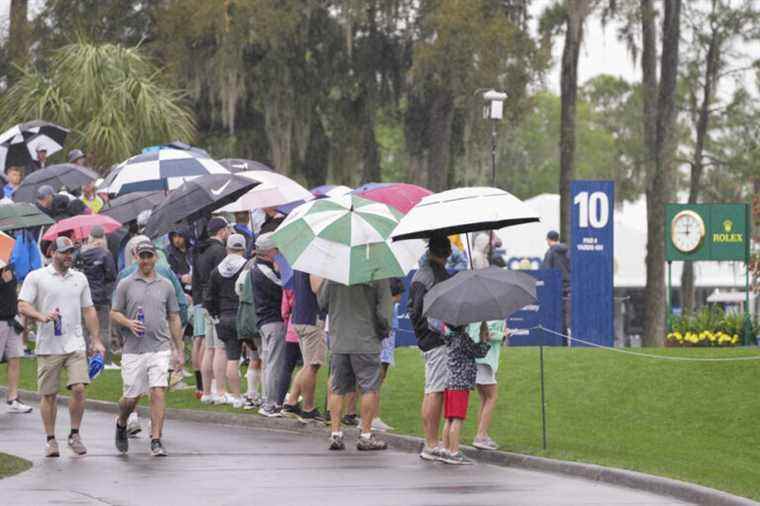 Rain interrupts The Players Championship again