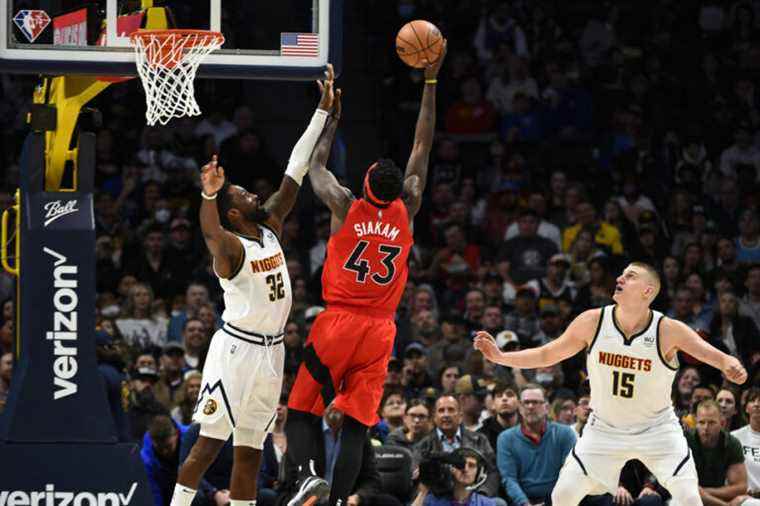 Raptors win 127-115 over Nuggets