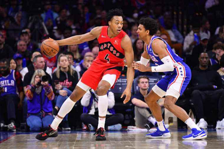 Raptors win 93-88 in Philadelphia