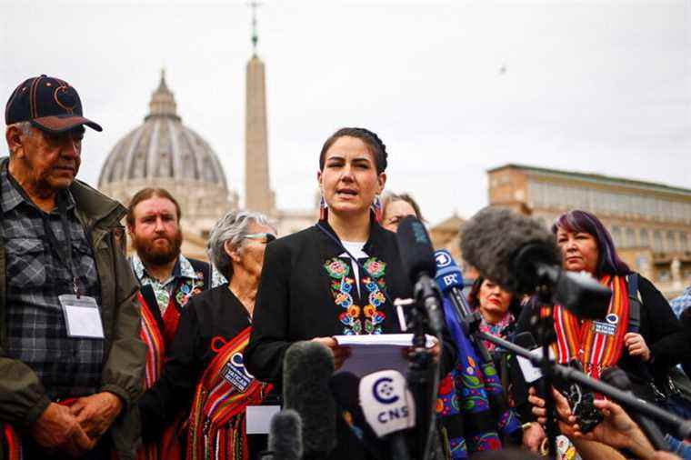 Residential Schools |  Métis delegates meet the Pope at the Vatican