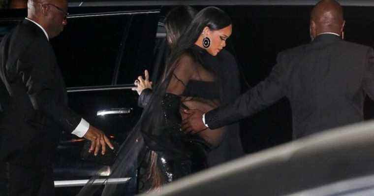 Rihanna Pregnant and See-Through for Jay-Z’s After-Oscars Party