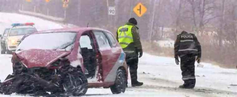 Route 147: three seriously injured in an accident in Compton