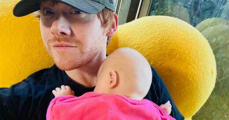 Rupert Grint (Harry Potter): his daughter already has a magic wand at 21 months!  But not only…