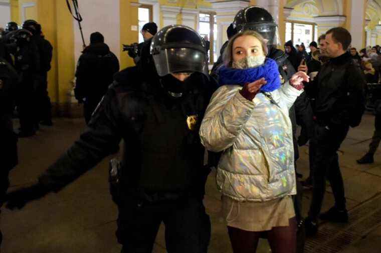 Russia |  Numerous arrests during demonstrations against the war