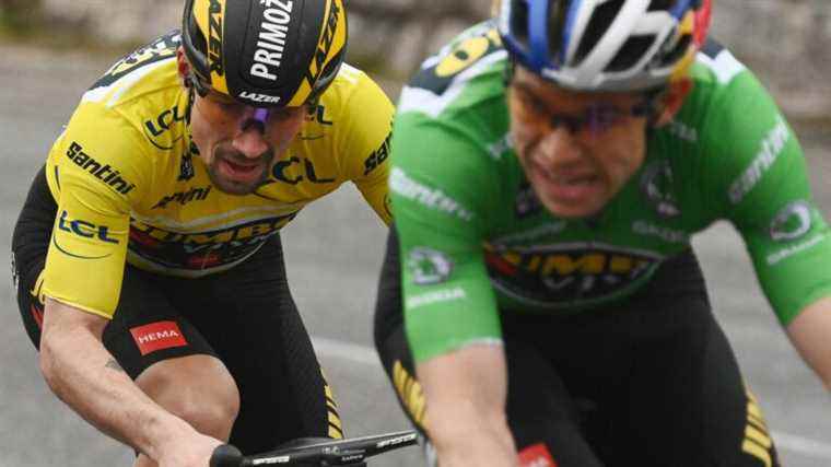 Simon Yates wins the last stage in Nice, Primoz Roglic saves his yellow jersey, well helped by Wout Van Aert… Relive the eighth stage