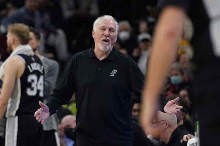 Spurs head coach Gregg Popovich equals NBA winning record