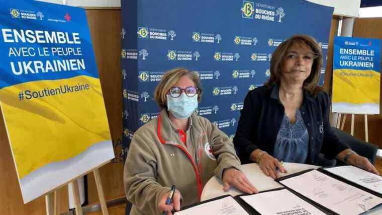 The Bouches-du-Rhône donate €100,000 to the Red Cross to help Ukrainians