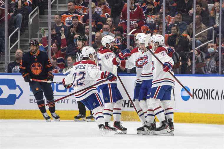 The Canadiens win 5-2 in Edmonton