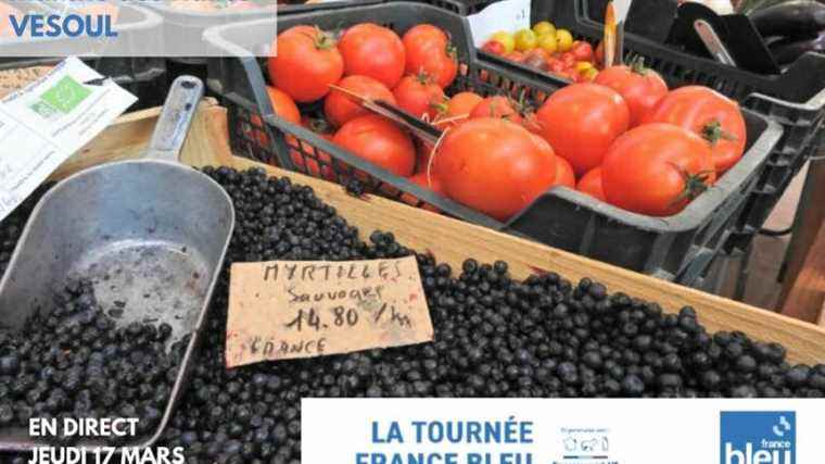 The France Bleu market tour, Thursday March 17, 2022 live from the Halles market in Vesoul!