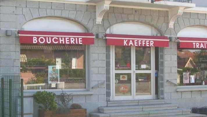 The Kaeffer butcher’s shop in Wittenheim