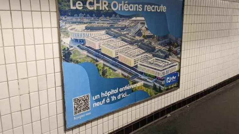 The Orléans hospital promotes itself in the Paris metro