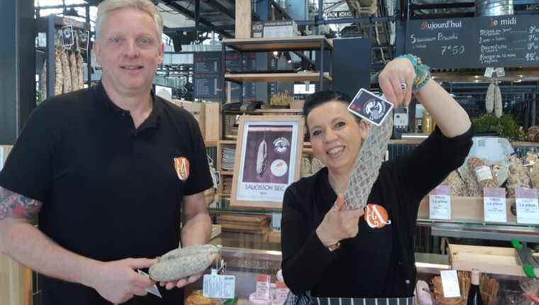 The best sausage in the world is at Matefaim at the Halles Mazerat in Saint-Etienne