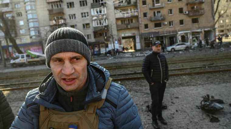 “They say they are our brothers, they kill civilians”, gets carried away Vitali Klitschko after the bombardment of a building in kyiv