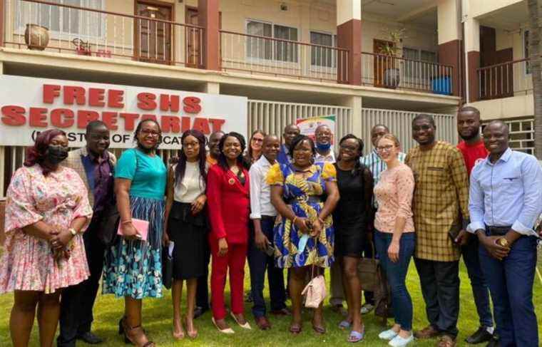 Training the teaching staff in French in Ghana