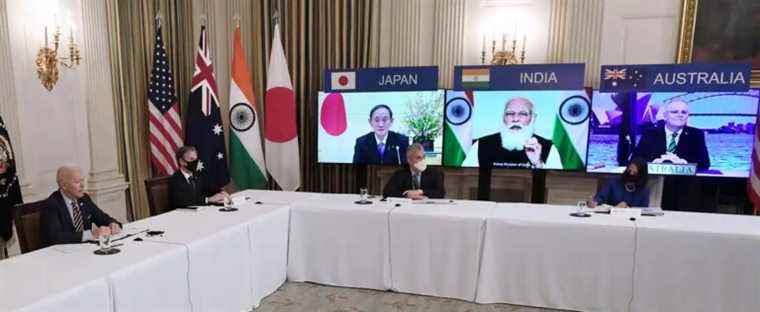 Virtual summit Thursday between Biden and the Japanese, Australian and Indian leaders of the QUAD alliance