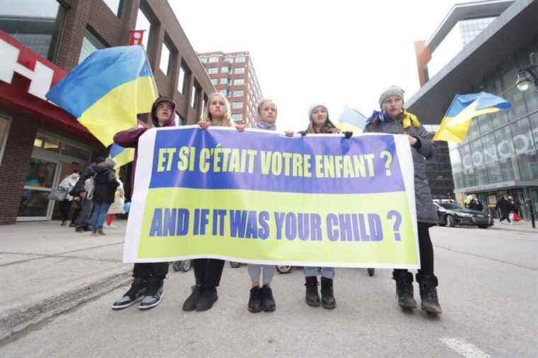 War in Ukraine |  New demonstration of solidarity in Montreal