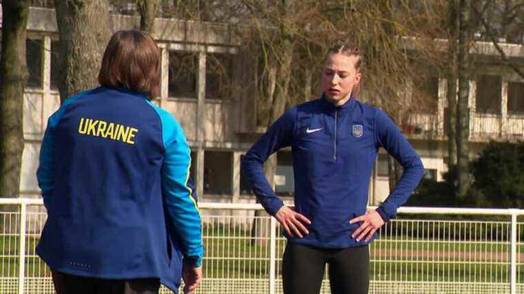 Welcomed in France, this Ukrainian athlete continues her commitment to liberate her country