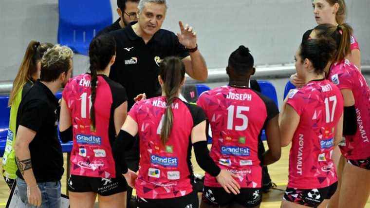 Women’s volleyball: before the departure of its coach, Radoslav Arsov, the VNVB beat Cannes (3-2)