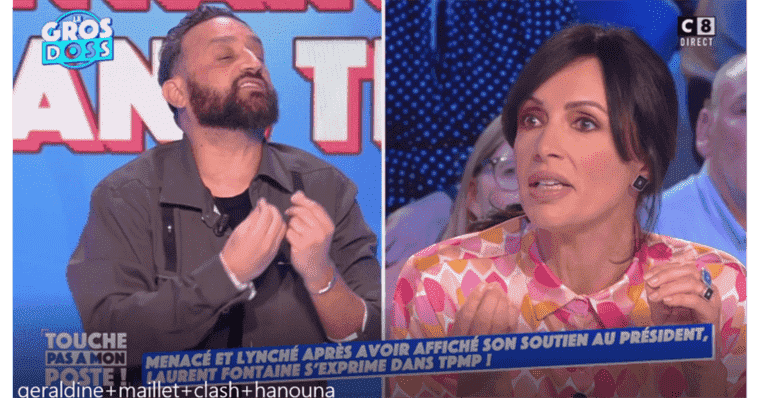 “You are unbearable!”  : Cyril Hanouna virulent against Géraldine Maillet in TPMP, icy atmosphere