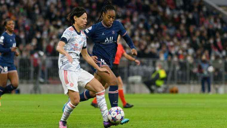 cold with realism, the Parisiennes took the lead at the break thanks to Katoto… Follow the quarter-final first leg of the Champions League