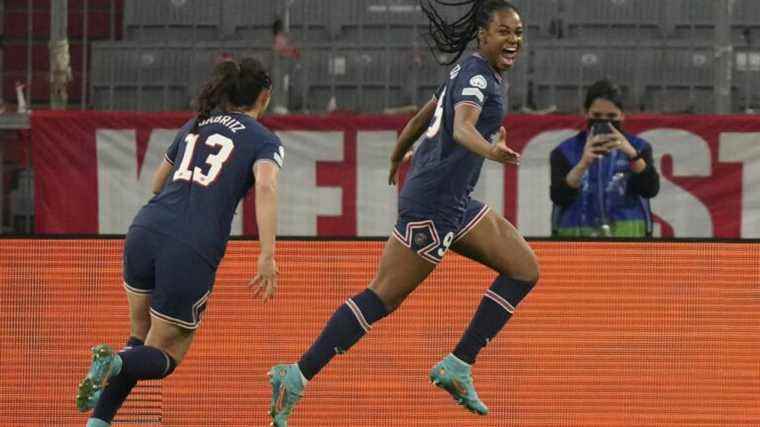 effective, the Parisiennes win in Munich and take an option on qualification for the semi-finals of the Champions League