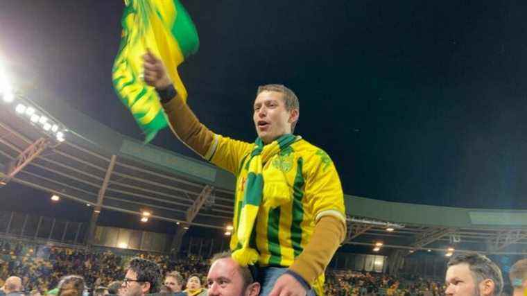 fiery atmosphere at La Beaujoire after FC Nantes qualified for the final