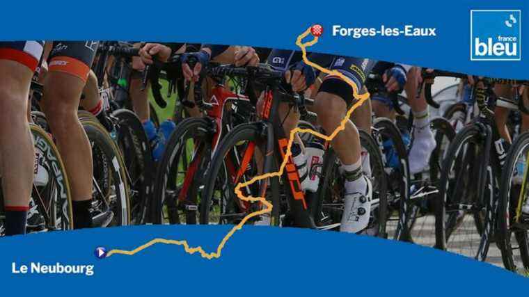 follow the 2nd stage between Le Neubourg and Forges-les-Eaux