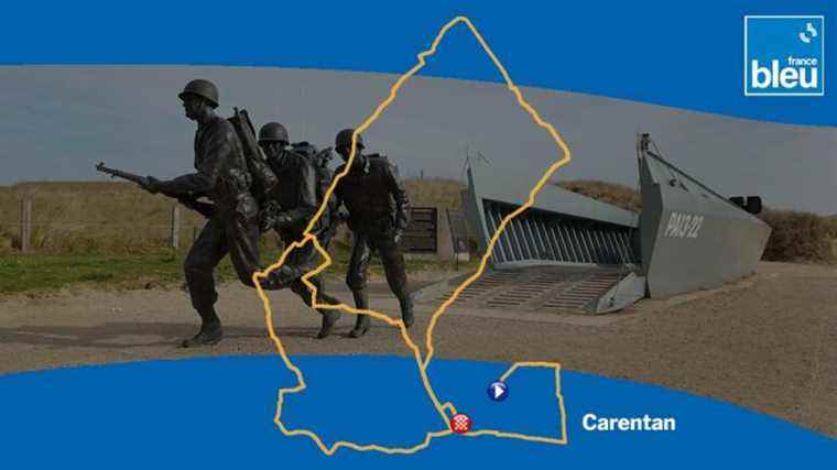 follow the 6th stage with departure and arrival in Carentan