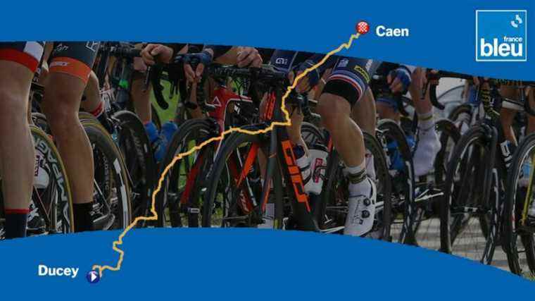 follow the 7th and last stage between Ducey and Caen