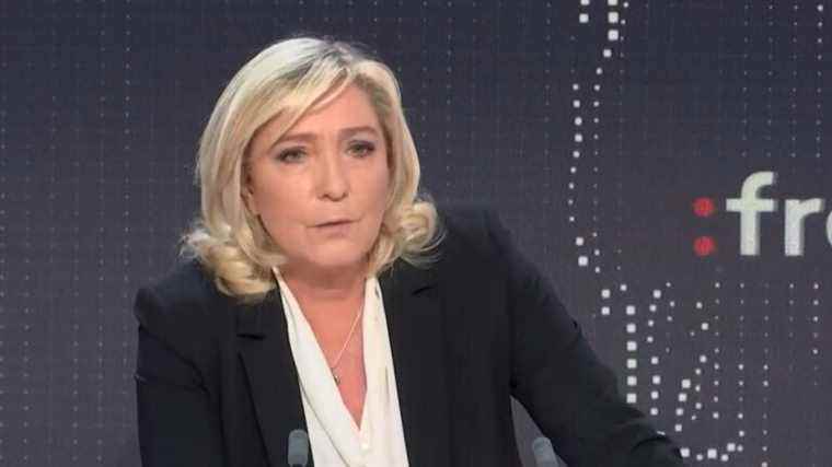 follow the program “Elysée 2022” with Marine Le Pen, the candidate of the National Rally