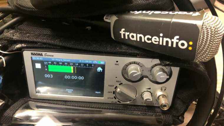 franceinfo junior.  How do sound technicians work in reporting?