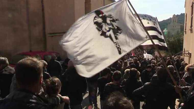 in Cargèse, Corsica says goodbye to the independence activist