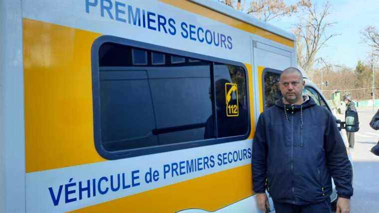 in Irpin, the Russian forces are retreating, but “the danger remains permanent”, confides a French ambulance driver on the spot