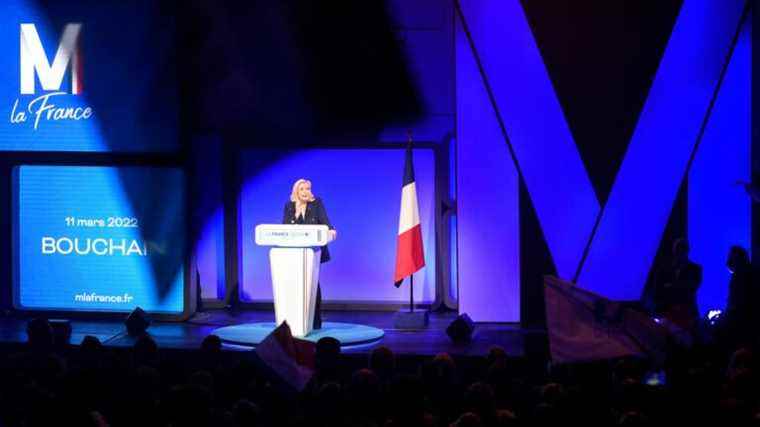 in the North, Marine Le Pen savors the dropout of Eric Zemmour