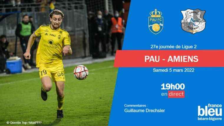 live the Pau FC match against Amiens in full