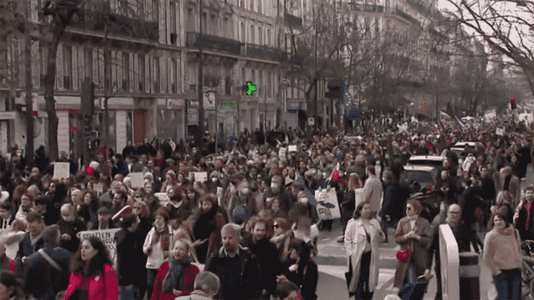 mobilization day in several French cities