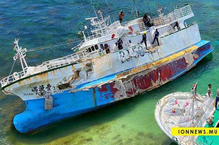 more than 38,000 liters of fuel oil were removed from fishing boats