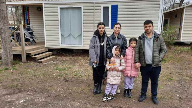 of Ukrainians find temporary respite at the Ville-aux-Dames campsite