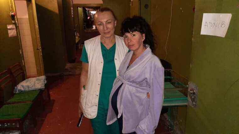 in the basement of a maternity ward in Kiev, the routine of war sets in