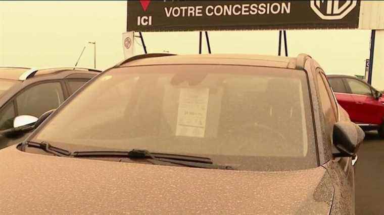 sand from the Sahara fallen in several regions of France