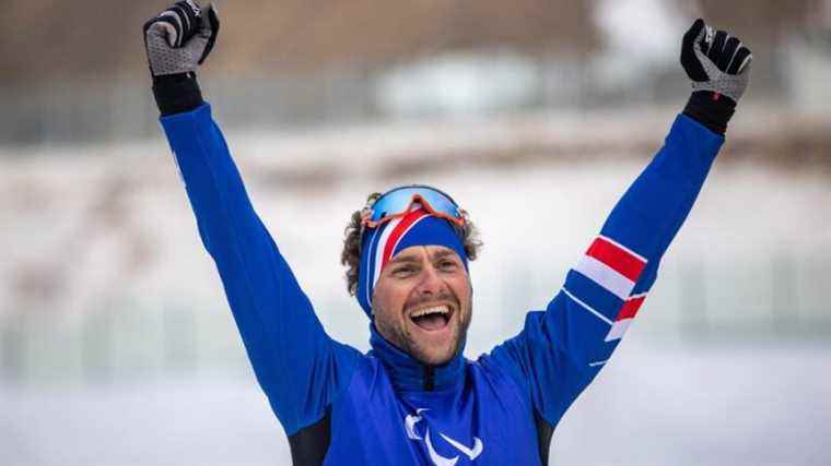 silver medal for Benjamin Daviet in para cross-country skiing