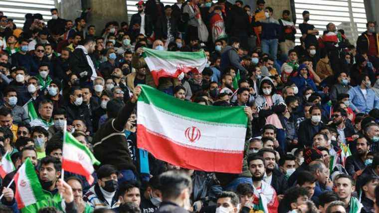 the entry of a stadium forbidden in Iran to women who had bought tickets