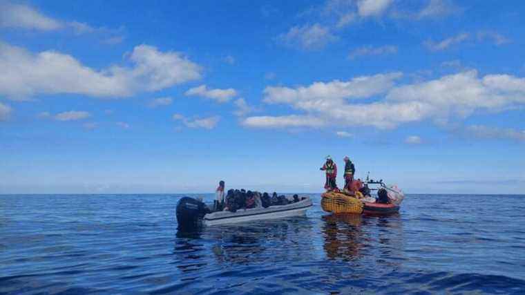 the ship “Ocean Viking” saves 128 people in the Mediterranean