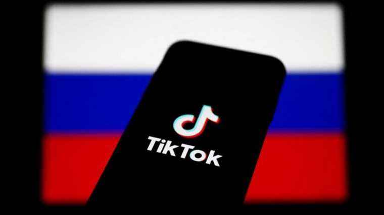 the social network TikTok announces to suspend the creation of new videos in Russia