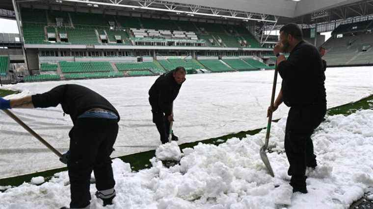 the match counting for the 30th day of Ligue 1 postponed Sunday at 3 p.m. due to snow