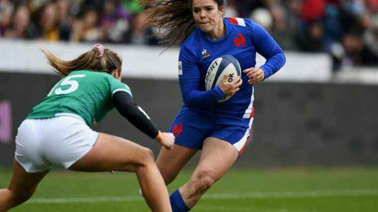 recital of Les Bleues who crush the XV of Clover for their second match of the Six Nations Tournament