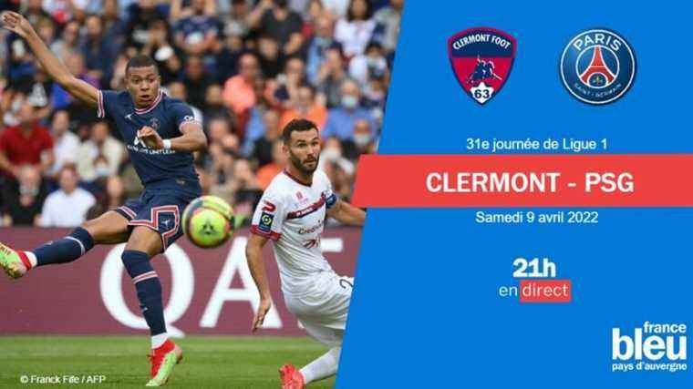 LIVE – Ligue 1: follow the Clermont Foot match against PSG