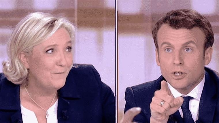 how are Emmanuel Macron and Marine Le Pen preparing for the debate between the two rounds?